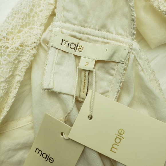 SOLD NWT Maje Lace Dress - Picture 7 of 11